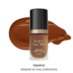 TOO FACED Born This Way Undetectable Medium to Full Coverage Foundation Hazelnut